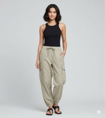 Q123 Quần gió túi hộp Uni