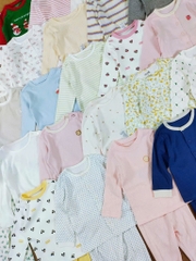 B20 Bộ cotton Hàn tay dài