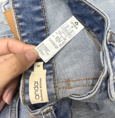 QE39 Quần jeans nữ ống đứng And@r