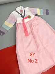 Bộ Hanbok bé gái 8t