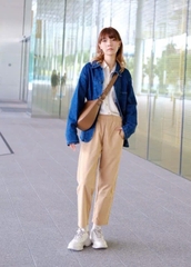 QE40 Quần linen U nấm