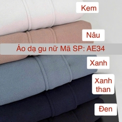 AE34 Áo khoác dạ gu nữ