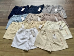 QE22 Quần short nữ linen