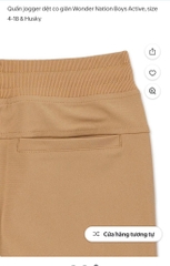 Q122 Quần jogger bé trai Wonder nation