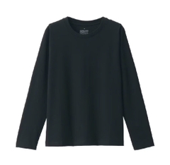 AE29 Áo thun cotton cổ tròn tay dài