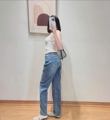 QE39 Quần jeans nữ ống đứng And@r