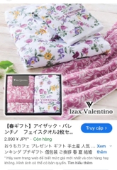 P20 Khăn tắm Nhật hoa tím 60*120cm