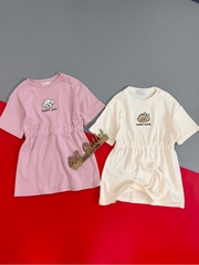 V09 Đầm cotton bé gái GJ