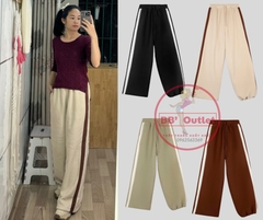 Q128 Quần nỉ nữ ống siêu rộng