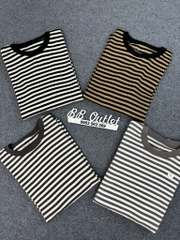 AE29 Áo thun cotton cổ tròn tay dài