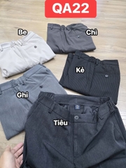 QA22 Quần công sở nam ống suông