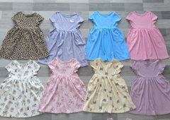 V24 Váy đầm cotton bé gái C&J