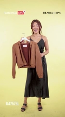 Áo khoác da lộn Heart & Hip