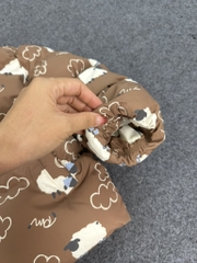 A146 Áo phao cổ lông cừu Prm