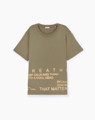 A26 Áo thun nam in chữ GJ