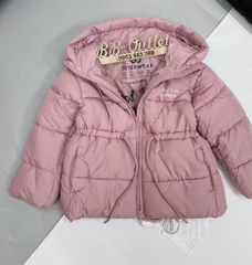 Áo phao bé gái rút eo GJ