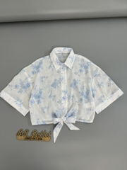 A117 Áo sơ mi thô boi croptop GJ