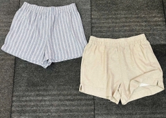 QE09 Quần short linen Old