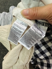 QE09 Quần short linen Old