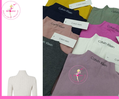 Áo len tăm cổ leo