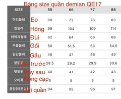 QE17 Quần công sở De mian