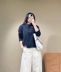 AE27 Áo nữ kẻ tay dài