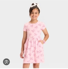 V24 Váy đầm cotton bé gái C&J