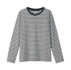 AE29 Áo thun cotton cổ tròn tay dài