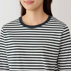 AE29 Áo thun cotton cổ tròn tay dài