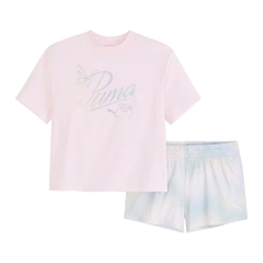 A131 Áo T-shirt croptop bé gái Pum@