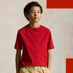 AB03 Áo thun bé trai P0l0 rap