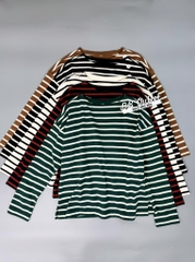 AE27 Áo nữ kẻ tay dài