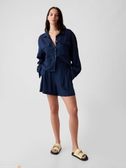 Q28 Quần short linen có bigsize gap