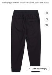 Q122 Quần jogger bé trai Wonder nation