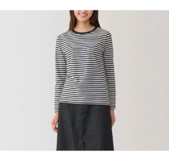 AE29 Áo thun cotton cổ tròn tay dài