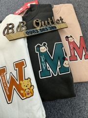 A162 Áo nỉ nữ cổ tròn Net