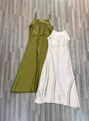 V23 Đầm lụa 2 dây