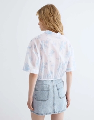 A117 Áo sơ mi thô boi croptop GJ