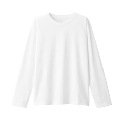 AE29 Áo thun cotton cổ tròn tay dài