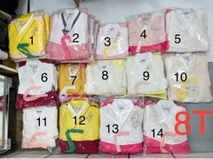 Bộ Hanbok gái chọn màu