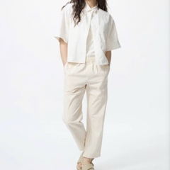 QE40 Quần linen U nấm