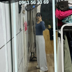 Q109 Quần suông da cá GJ