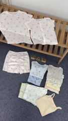 B22 Bộ cotton Hàn ngắn