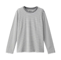 AE29 Áo thun cotton cổ tròn tay dài