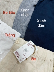 QE22 Quần short nữ linen
