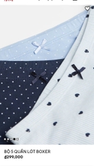 C15 Set 5 quần chip đùi HM