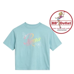 A131 Áo T-shirt croptop bé gái Pum@