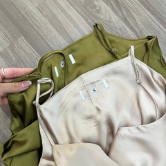 V23 Đầm lụa 2 dây