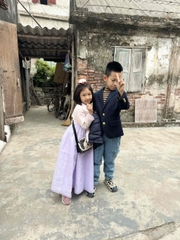 Bộ Hanbok bé gái 6T