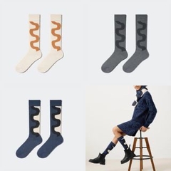 T04 Tất Marimekko size chân nữ